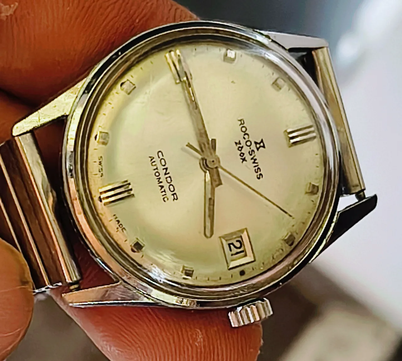 ceas EDOX Roco-Swiss,  Automatic 25 Jewels
ceas barbatesc elvețian – fotografia 6 din 8