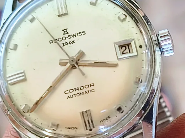 ceas EDOX Roco-Swiss,  Automatic 25 Jewels
ceas barbatesc elvețian – Cluj-Napoca, Cluj