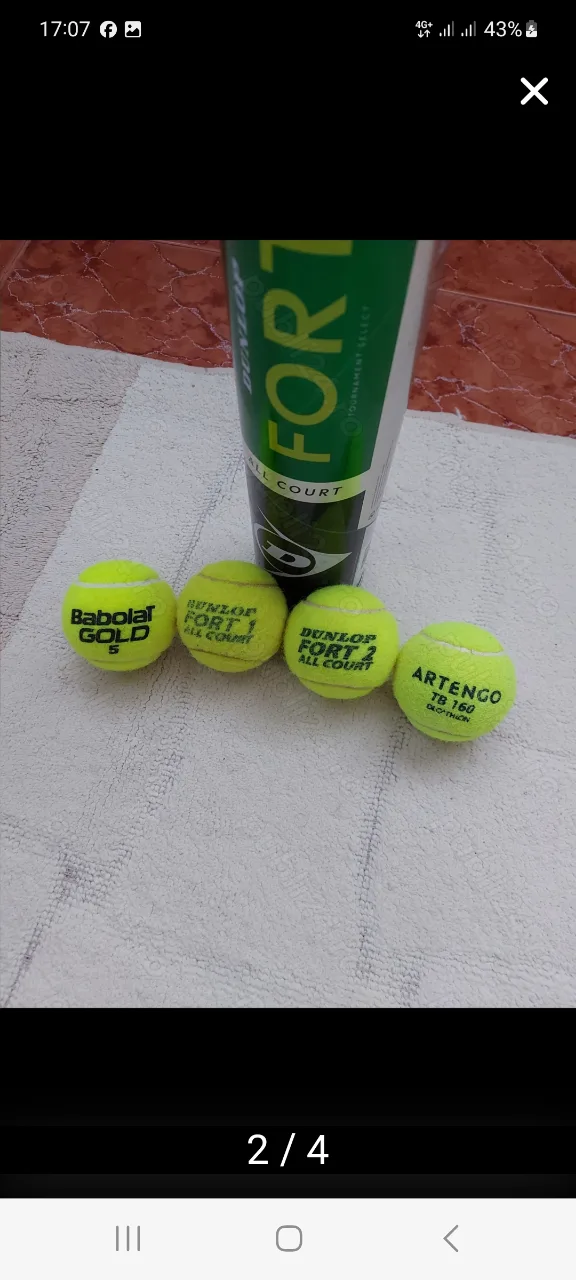 vînd set mingii tenis de câmp – fotografia 3 din 4