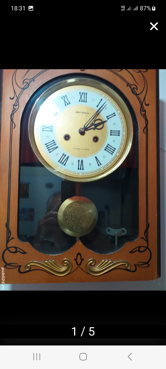 vînd pendula Jantar mecanicăă – fotografia 4 din 5