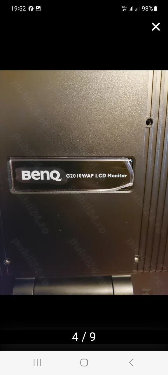 vînd monitor Benq negru – fotografia 6 din 6
