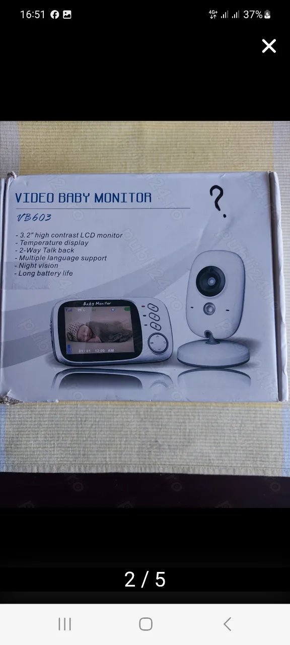 vînd BabiMonitor nou – fotografia 2 din 5
