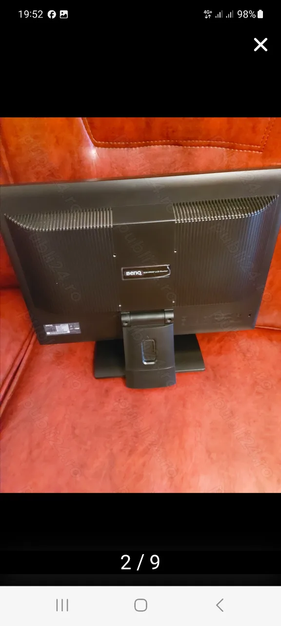 vînd monitor Benq negru – fotografia 3 din 6