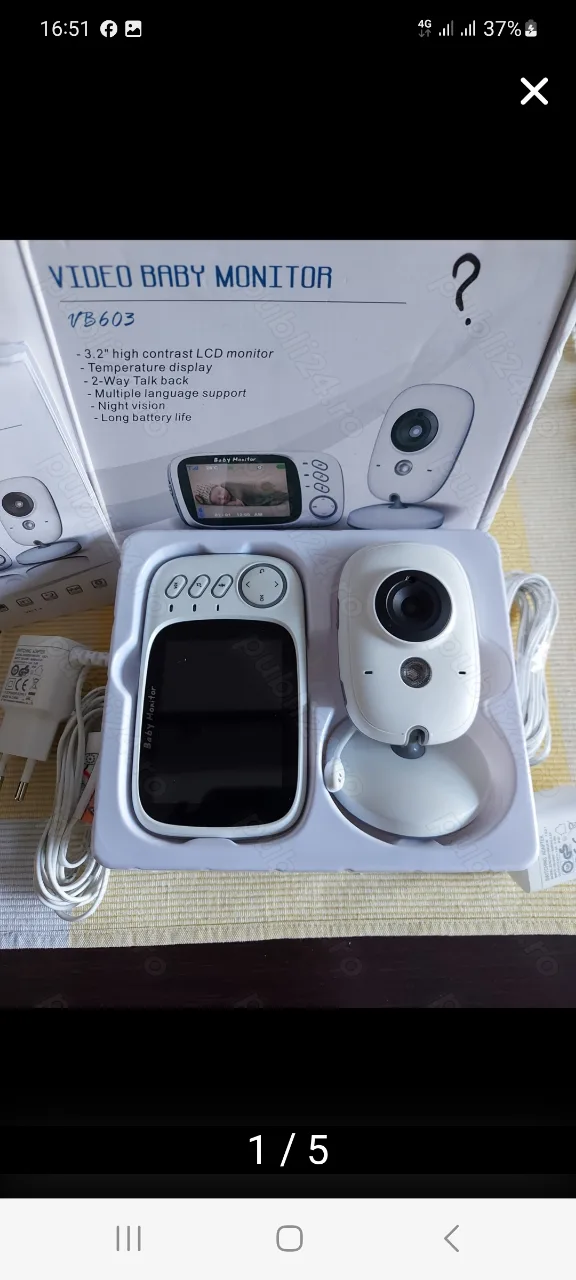 vînd BabiMonitor nou – fotografia 3 din 5