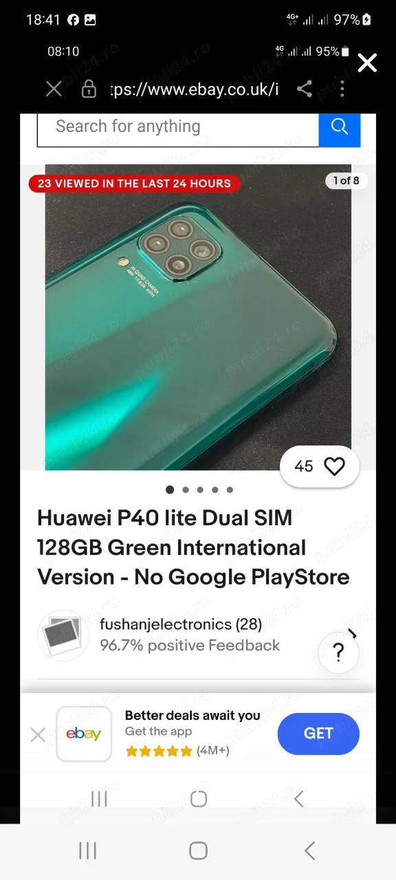 vînd Huawei P40 – fotografia 3 din 6