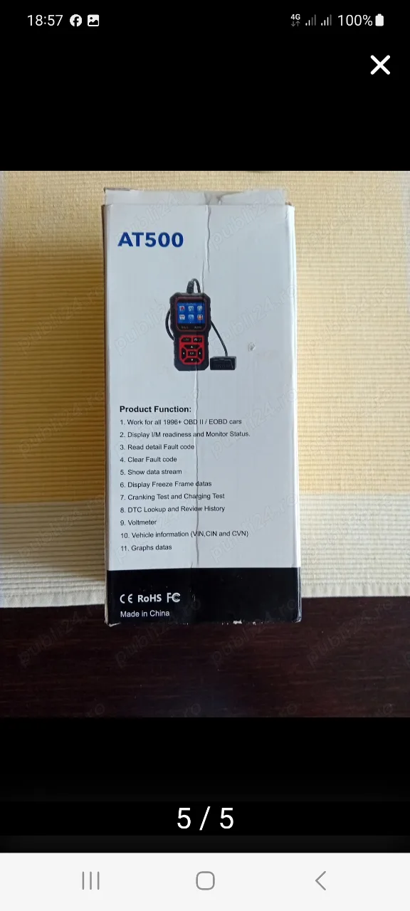 vînd tester auto nou – fotografia 5 din 5