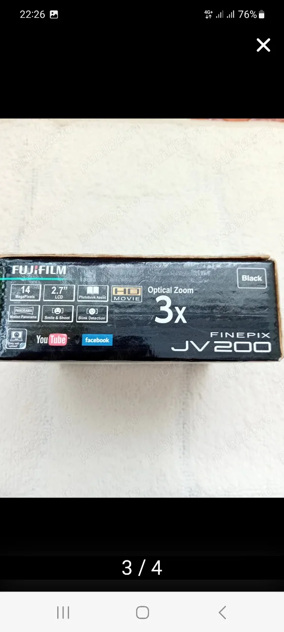 vînd cameră foto digitală – fotografia 3 din 4