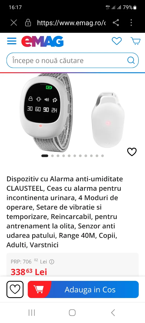 vînd dispozitiv anti -umiditate cu alarmă nou – fotografia 2 din 8