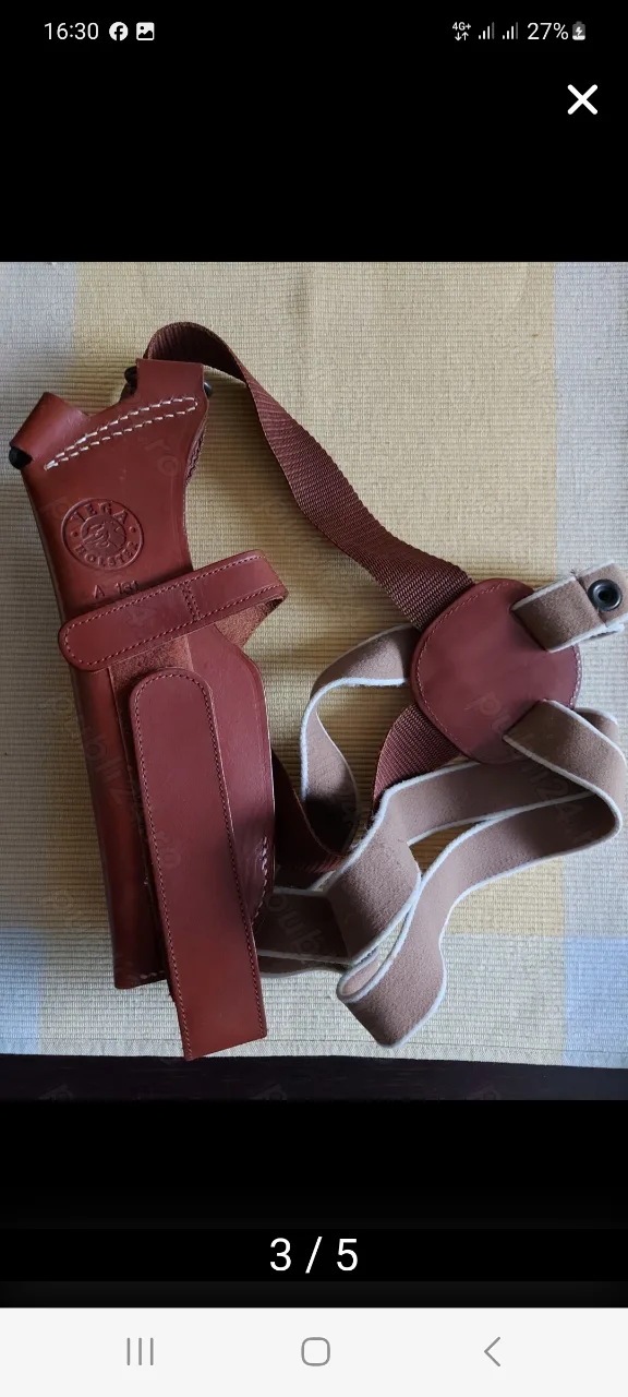 vînd ham piele nou pe maro – fotografia 3 din 5