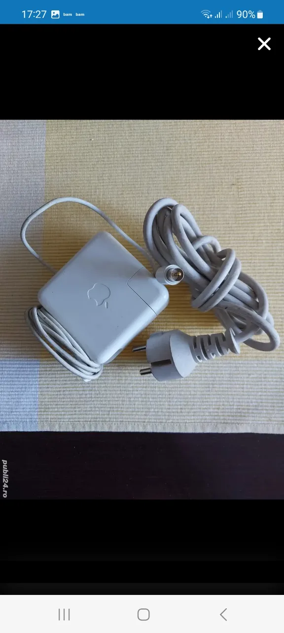 vînd încărcător Apple 85W  MagSafe2 – fotografia 2 din 3