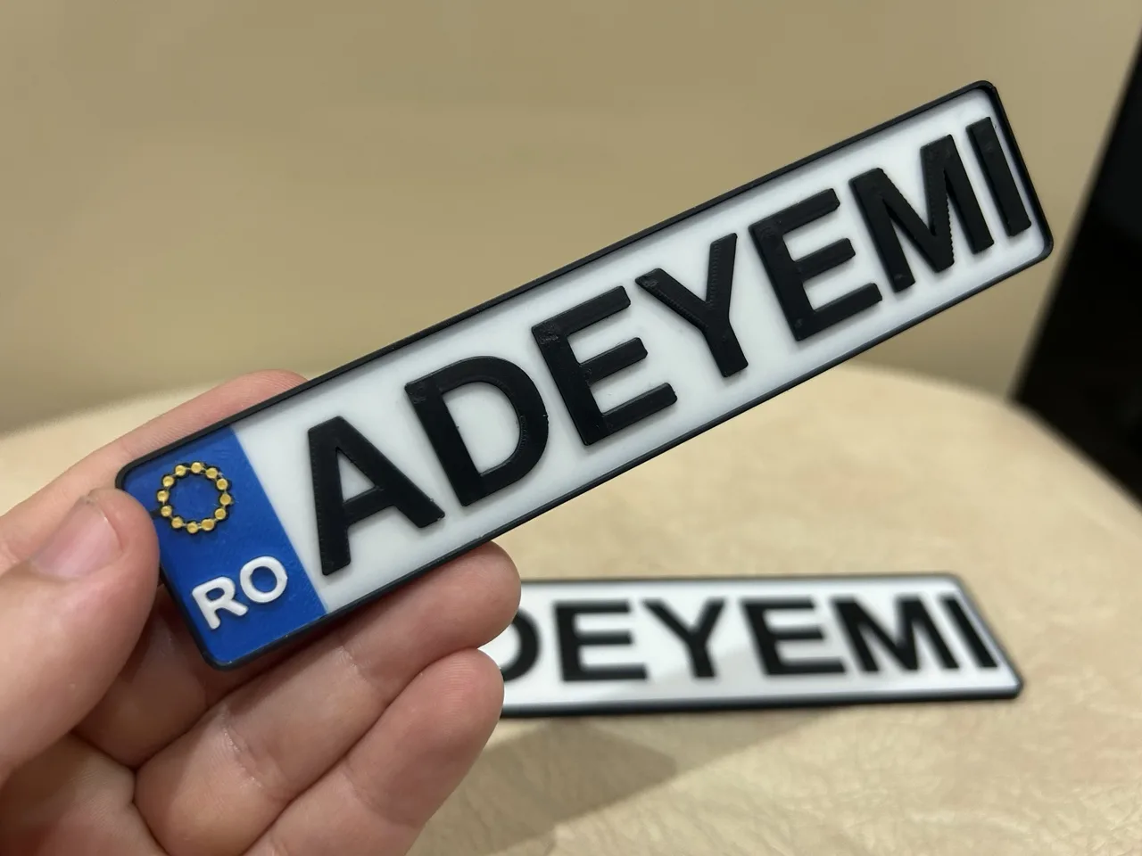 Numere inmatriculare personalizabile - masini pentru copii – fotografia 1 din 5