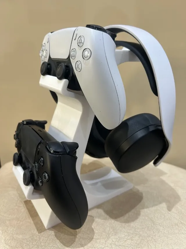 🎮 Suport pentru 2 Joystick-uri și Căști – Printat 3D – Bacău, Bacău