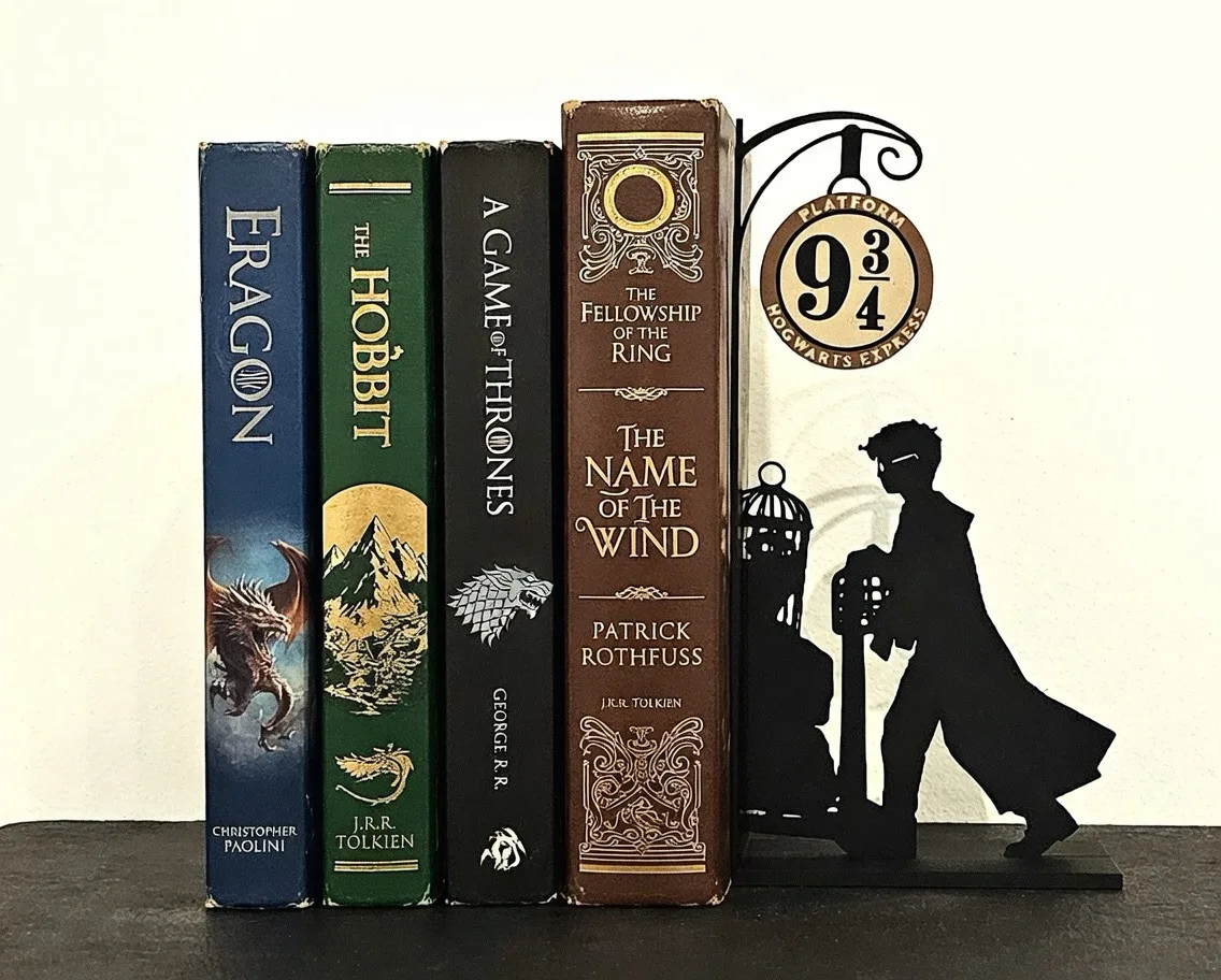 Suport pentru cărți Harry Potter – Peronul 9¾ ⚡📚 – fotografia 1 din 5