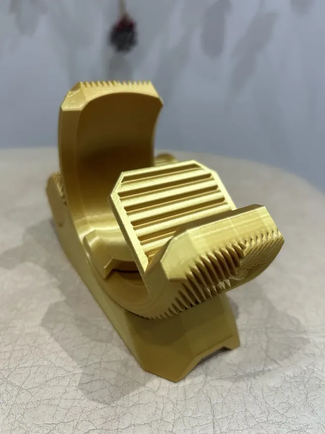 Suport de telefon reglabil – Auriu, printat 3D ✨ – fotografia 3 din 6