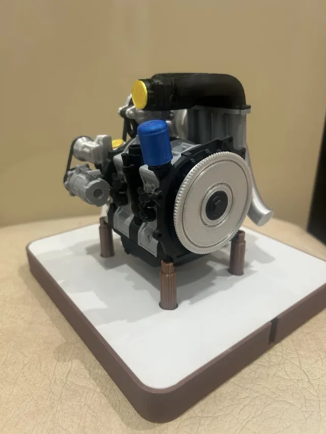 Macheta motor - printat 3D – fotografia 3 din 4