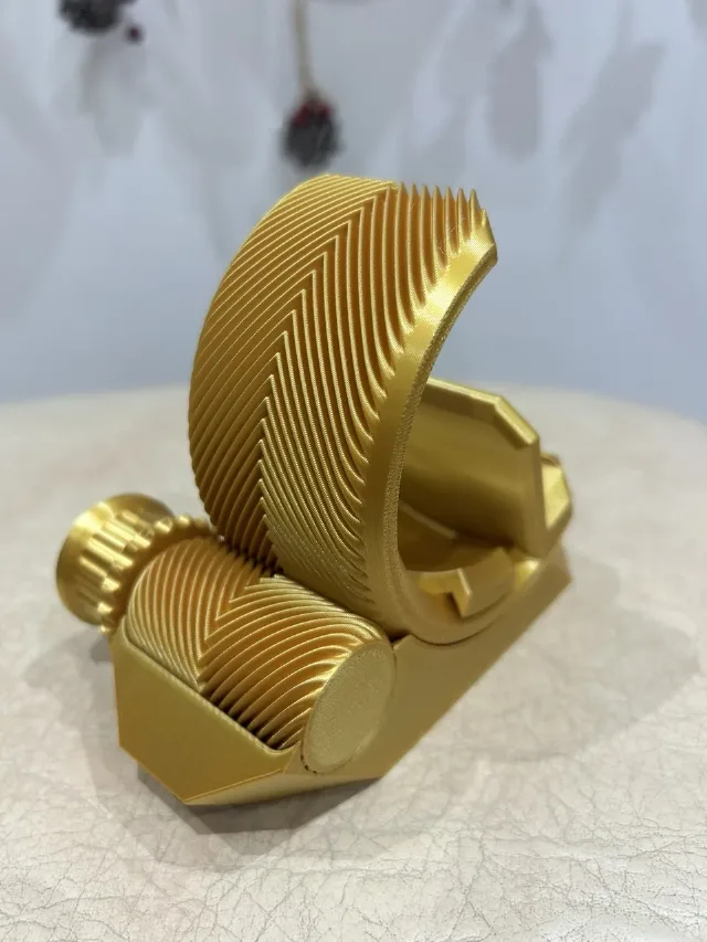 Suport de telefon reglabil – Auriu, printat 3D ✨ – fotografia 4 din 6