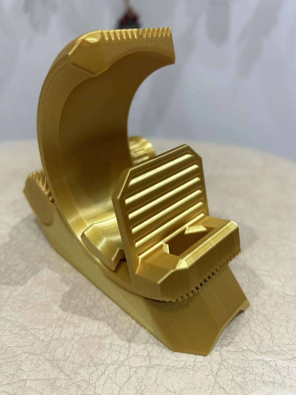 Suport de telefon reglabil – Auriu, printat 3D ✨ – fotografia 5 din 6