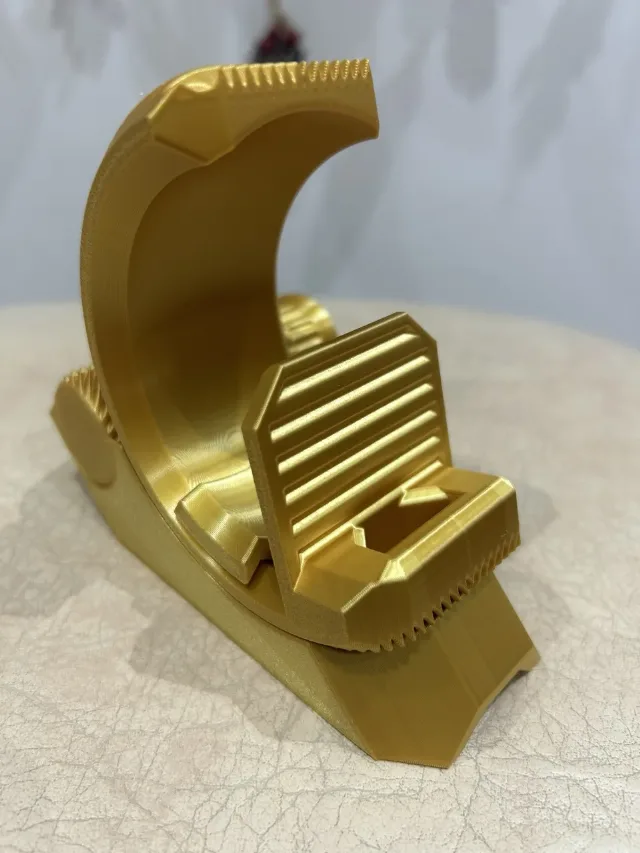 Suport de telefon reglabil – Auriu, printat 3D ✨ – fotografia 5 din 6