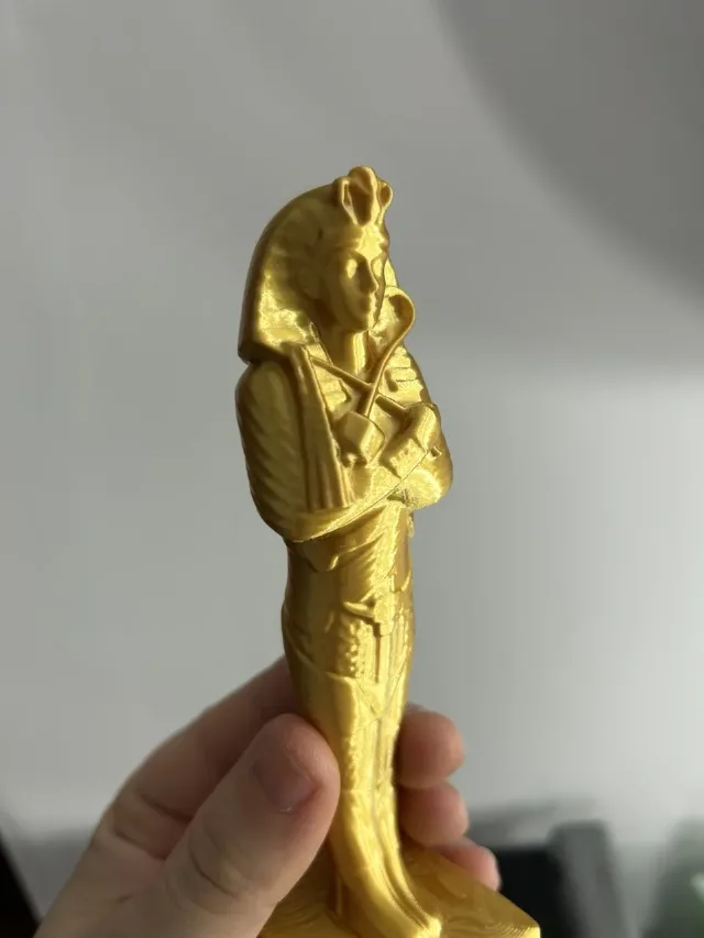 Statueta egipteana - aurie printata 3D – fotografia 3 din 5