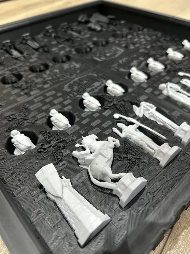 ⚡ Tabla de Șah Harry Potter – Tabla Magică, Printată 3D – fotografia 5 din 8