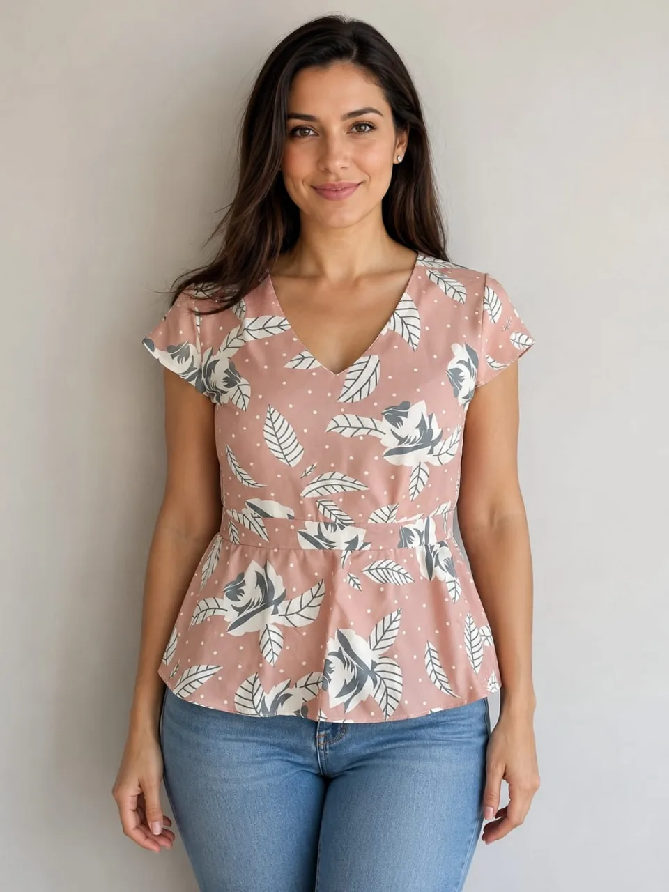 de vanzare bluza cu basc – fotografia 1 din 1