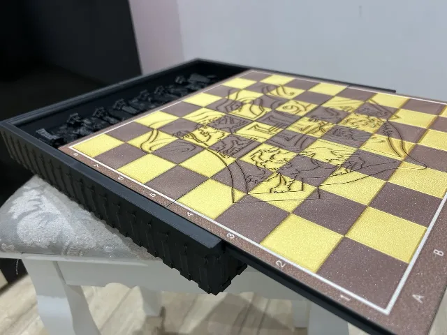 ⚡ Tabla de Șah Harry Potter – Tabla Magică, Printată 3D – fotografia 8 din 8
