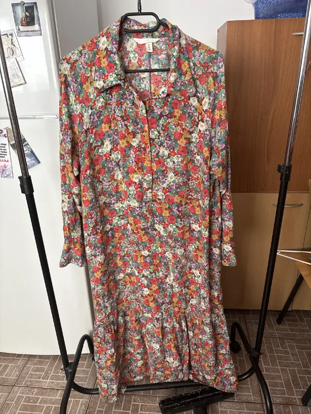 Rochie lungă de la H&M mărimea L – fotografia 2 din 4