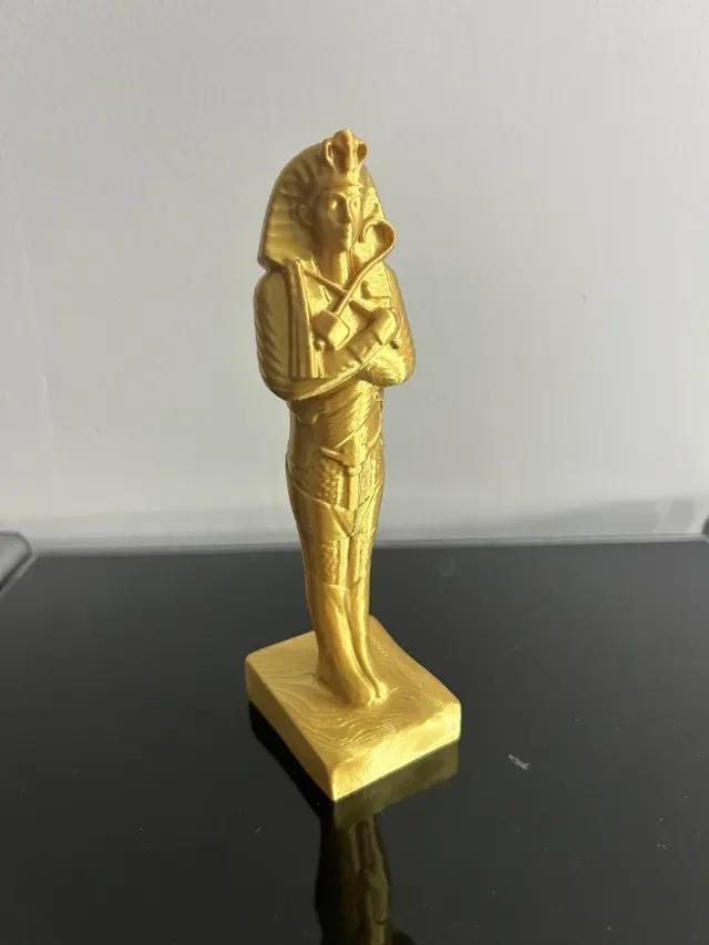 Statueta egipteana - aurie printata 3D – fotografia 1 din 5
