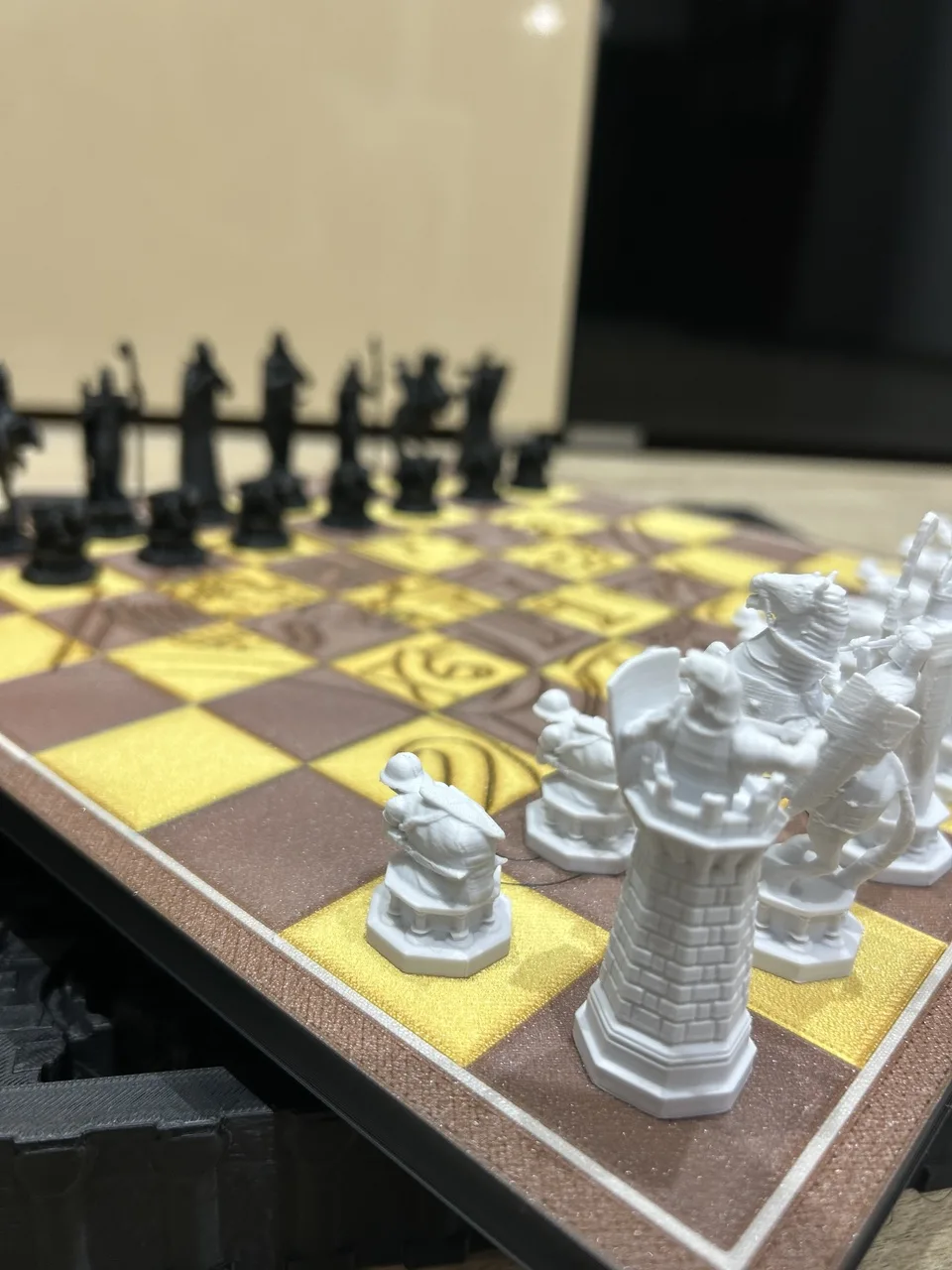 ⚡ Tabla de Șah Harry Potter – Tabla Magică, Printată 3D – fotografia 2 din 8