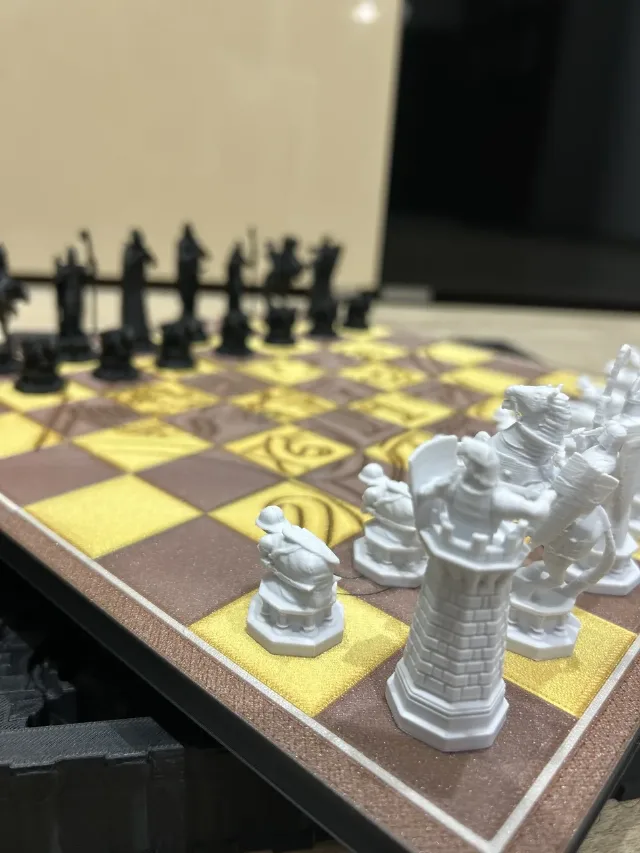 ⚡ Tabla de Șah Harry Potter – Tabla Magică, Printată 3D – fotografia 2 din 8