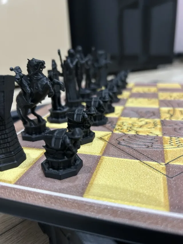 ⚡ Tabla de Șah Harry Potter – Tabla Magică, Printată 3D – fotografia 3 din 8