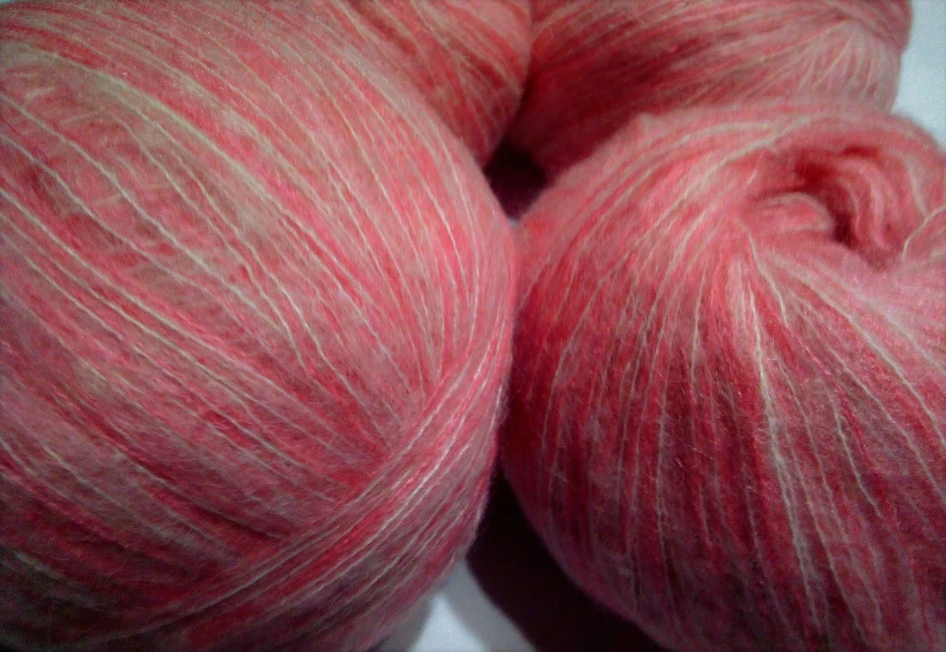 MOHAIR / ALPACA - fir subtire - CORAL/IVORY – Curtea de Arges, Argeș – Produse pentru hobby-uri creative