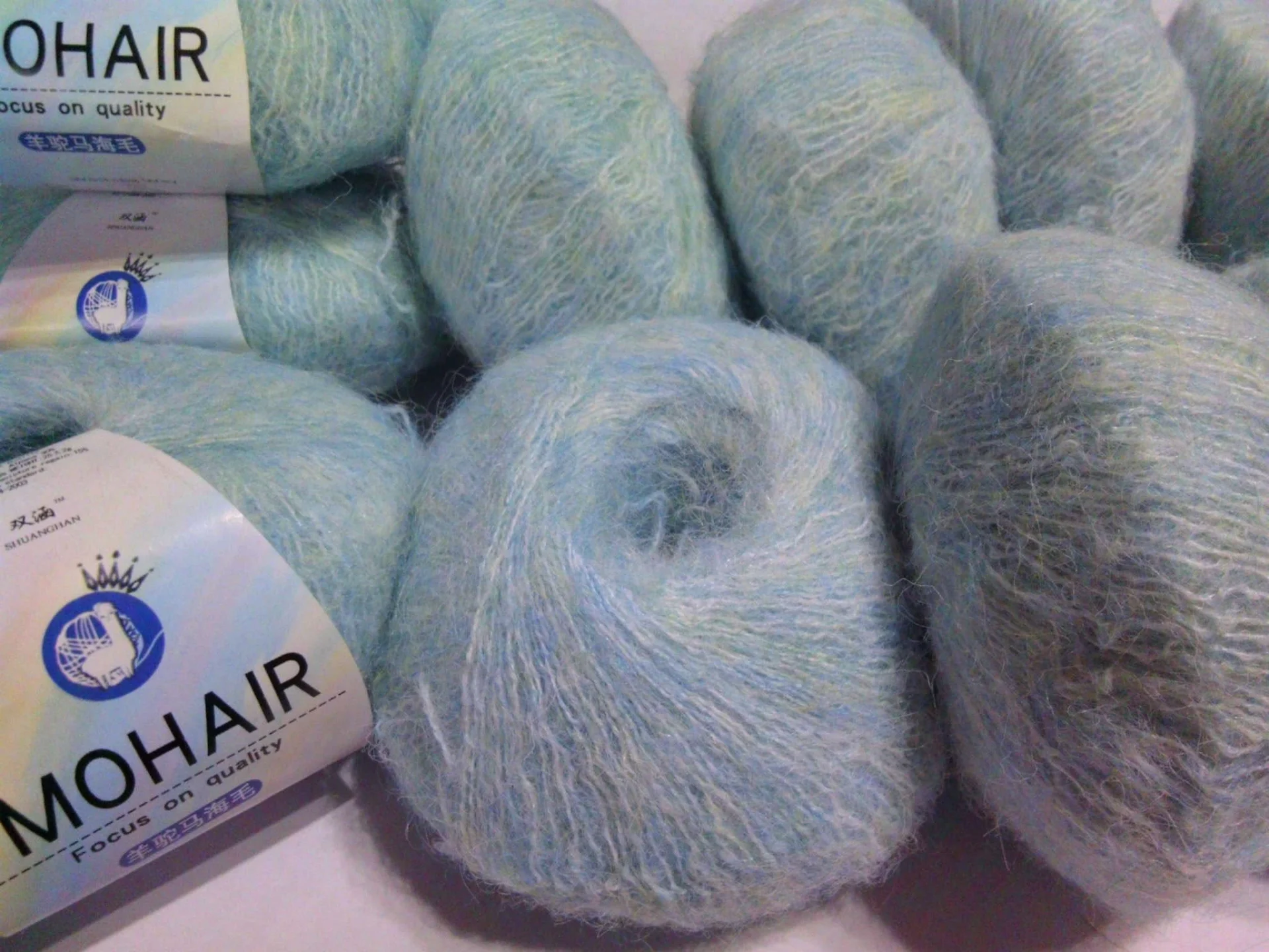 MOHAIR CU ALPACA - Blue usor spicat – Curtea de Arges, Argeș – Produse pentru hobby-uri creative