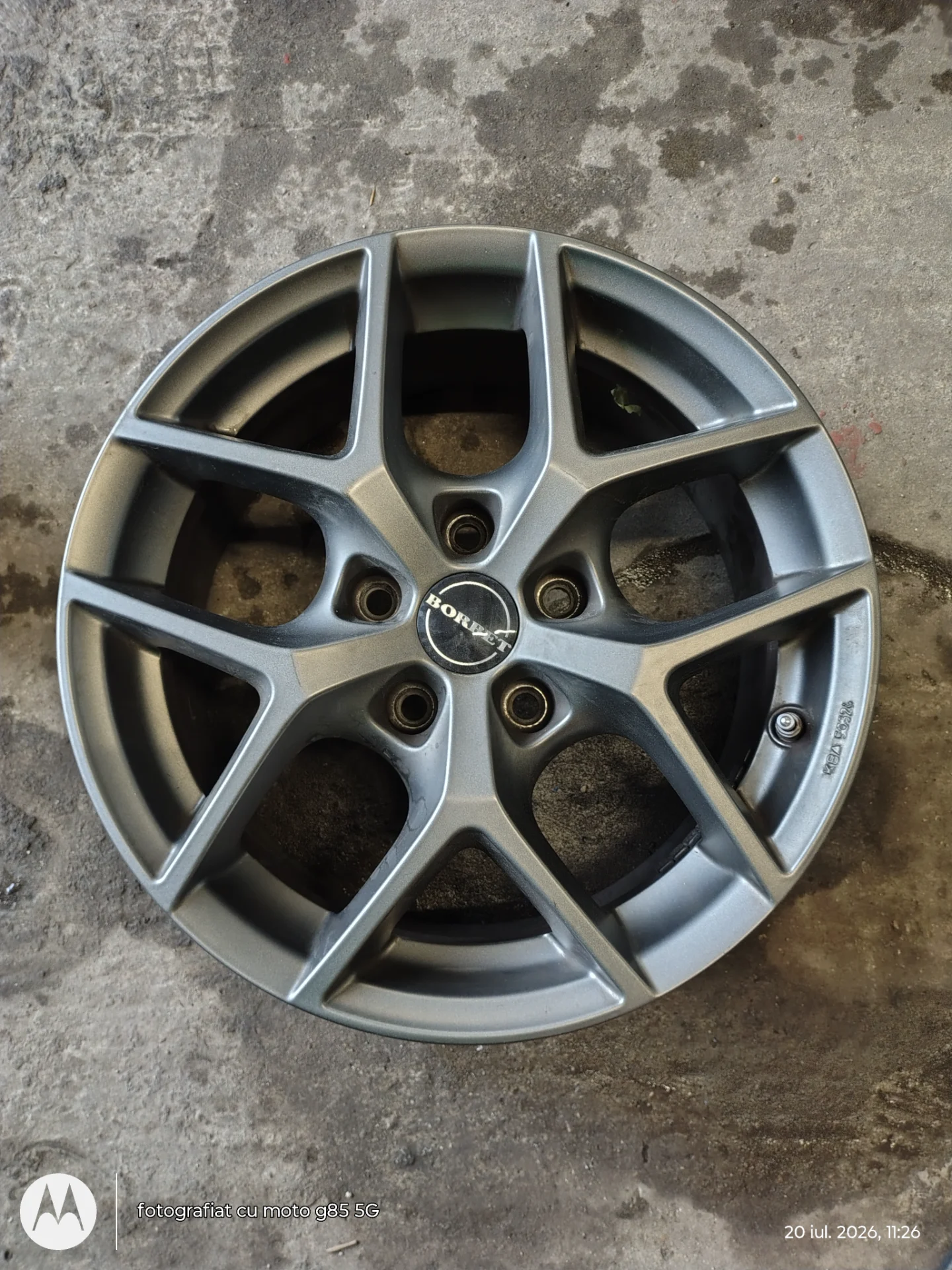 Jante aliaj 16 zoll marca Borbet, gama Vw, Seat, Audi, Skoda – fotografia 4 din 6