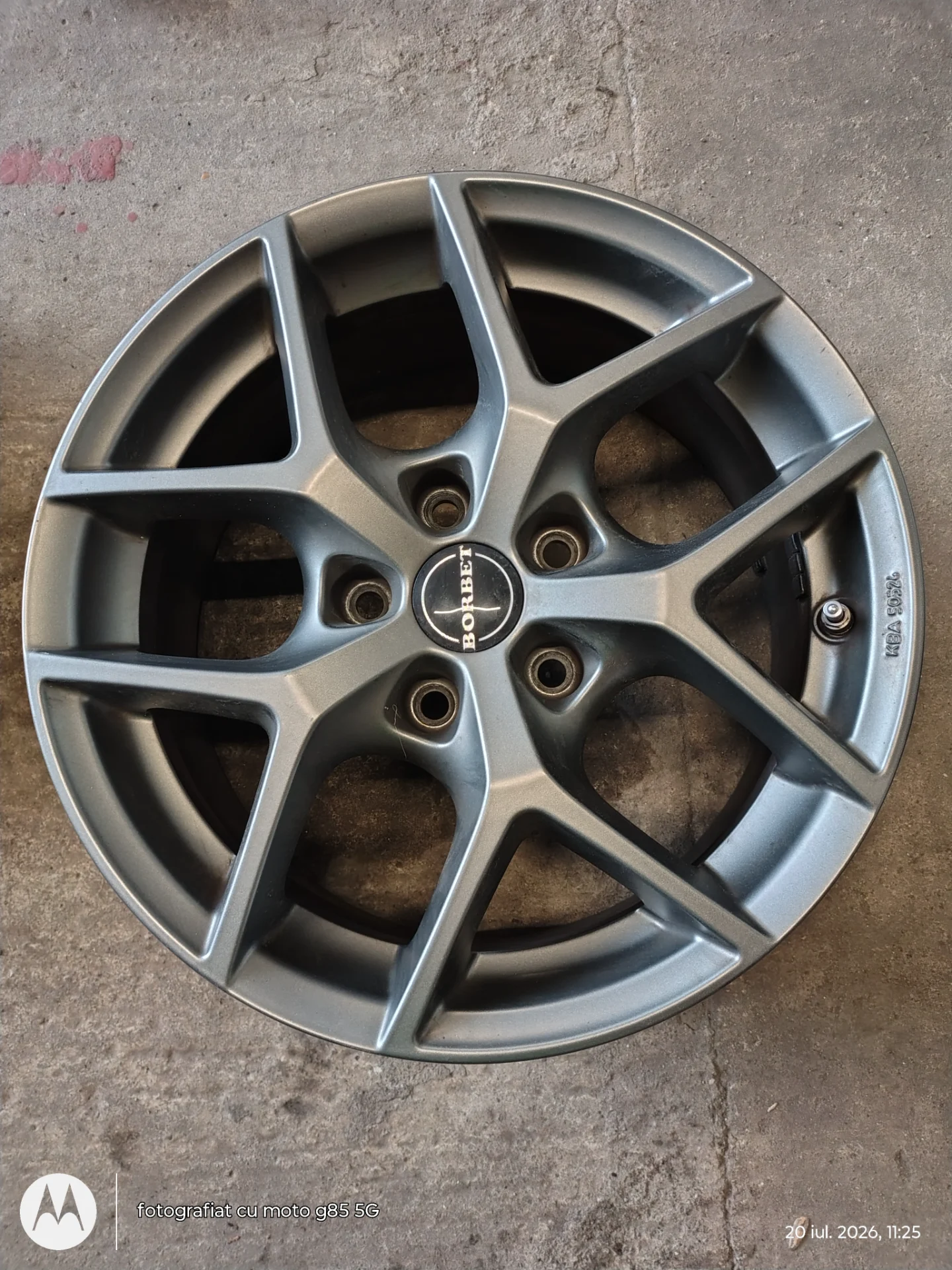 Jante aliaj 16 zoll marca Borbet, gama Vw, Seat, Audi, Skoda – fotografia 2 din 6