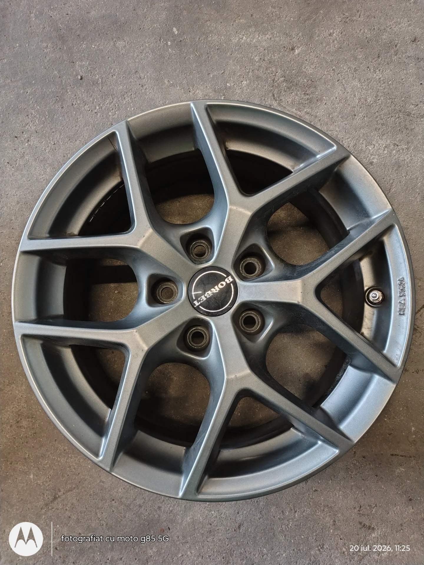 Jante aliaj 16 zoll marca Borbet, gama Vw, Seat, Audi, Skoda – fotografia 1 din 6