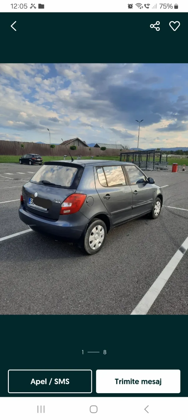 Skoda fabia 2008 disel stare foarte buna – fotografia 3 din 8