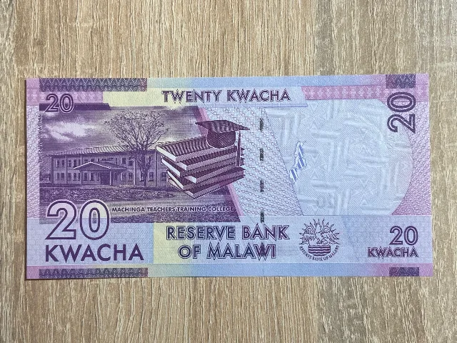 Malawi - 20 kwacha 2019  UNC – fotografia 2 din 2