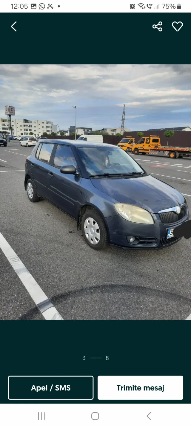 Vând skoda fabia disel 2008 – fotografia 3 din 7