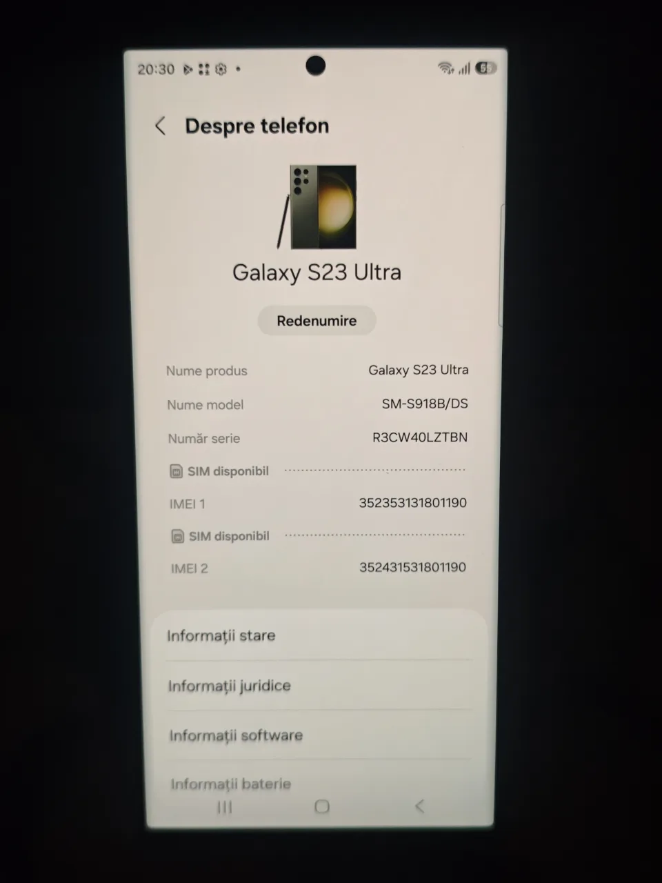 Samsung s23 ultra  256 gb – fotografia 2 din 3