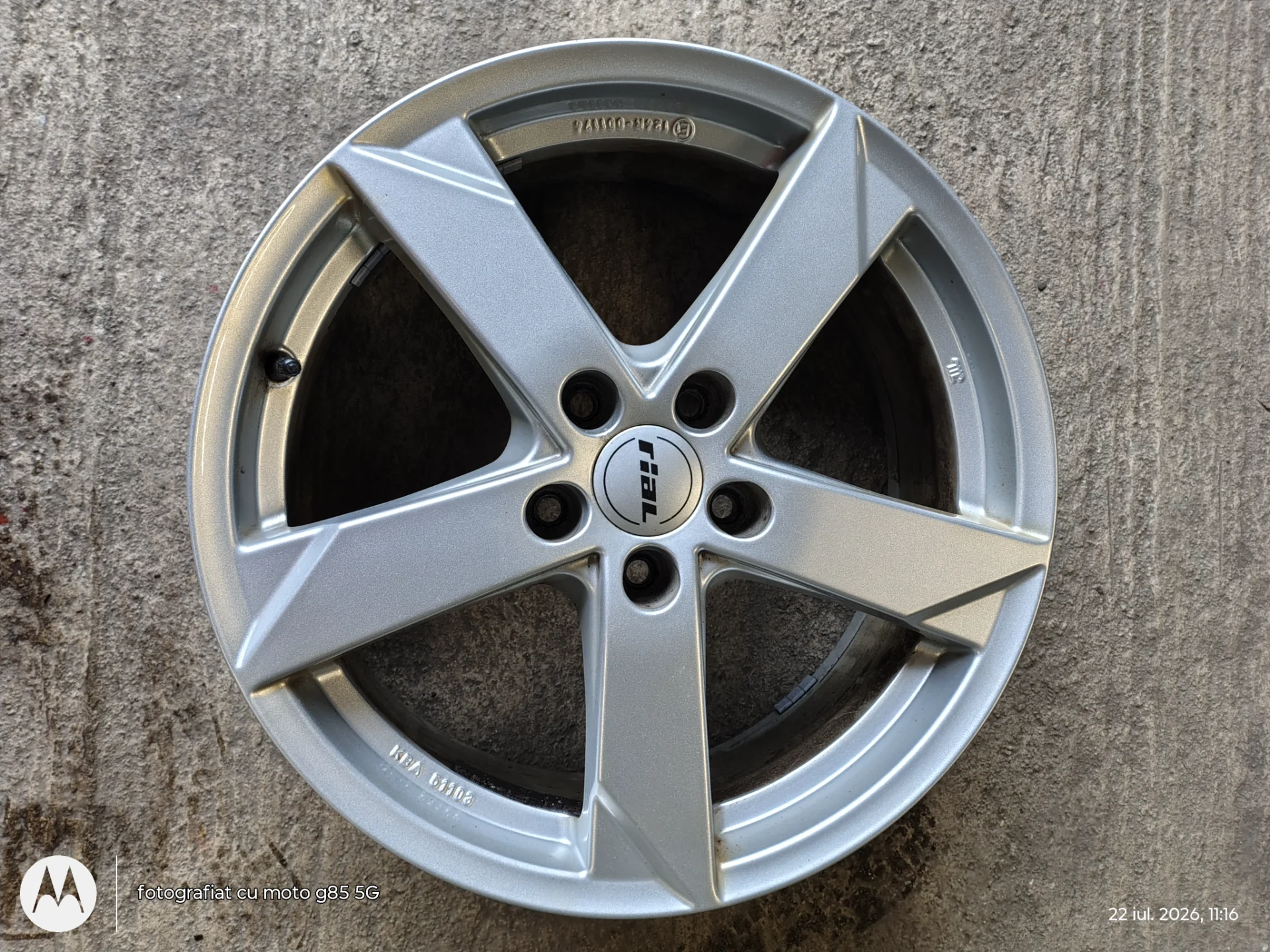 Jante aliaj 18 zoll marca Rial Germany, gama Hyundai, Kia, Mazda, Dacia Duster cu senzori de presiune pe fiecare janta. – Joita, Giurgiu