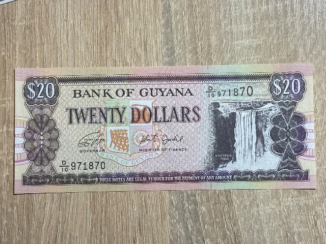 Guyana - 20 dollars 2018 UNC – Iasi, Iași