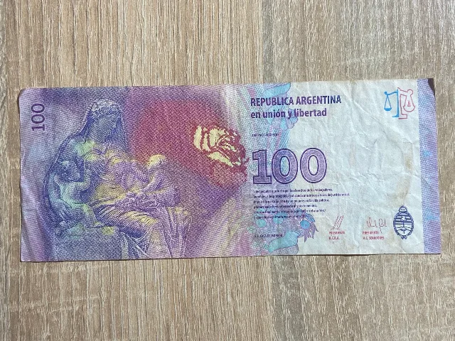 Argentina - 100 pesos 2014 – fotografia 2 din 2