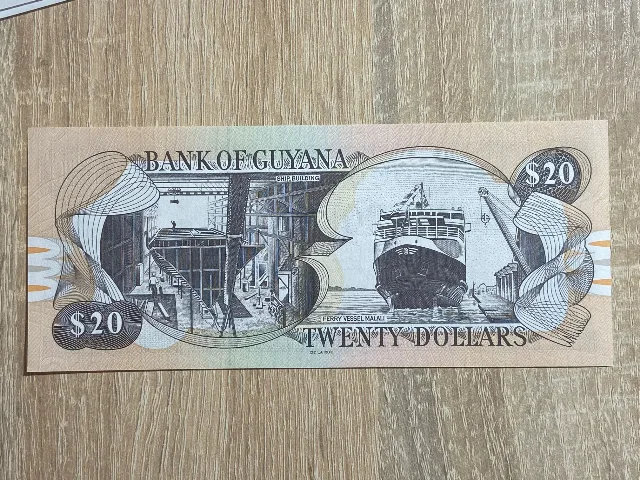 Guyana - 20 dollars 2018  UNC – fotografia 2 din 2