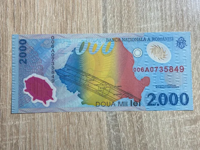 Romania - 2000 lei 1999  UNC – fotografia 2 din 2