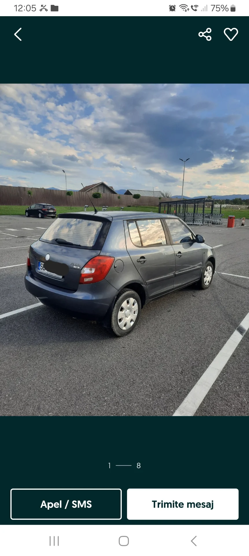 Vând skoda fabia disel 2008 – fotografia 1 din 7