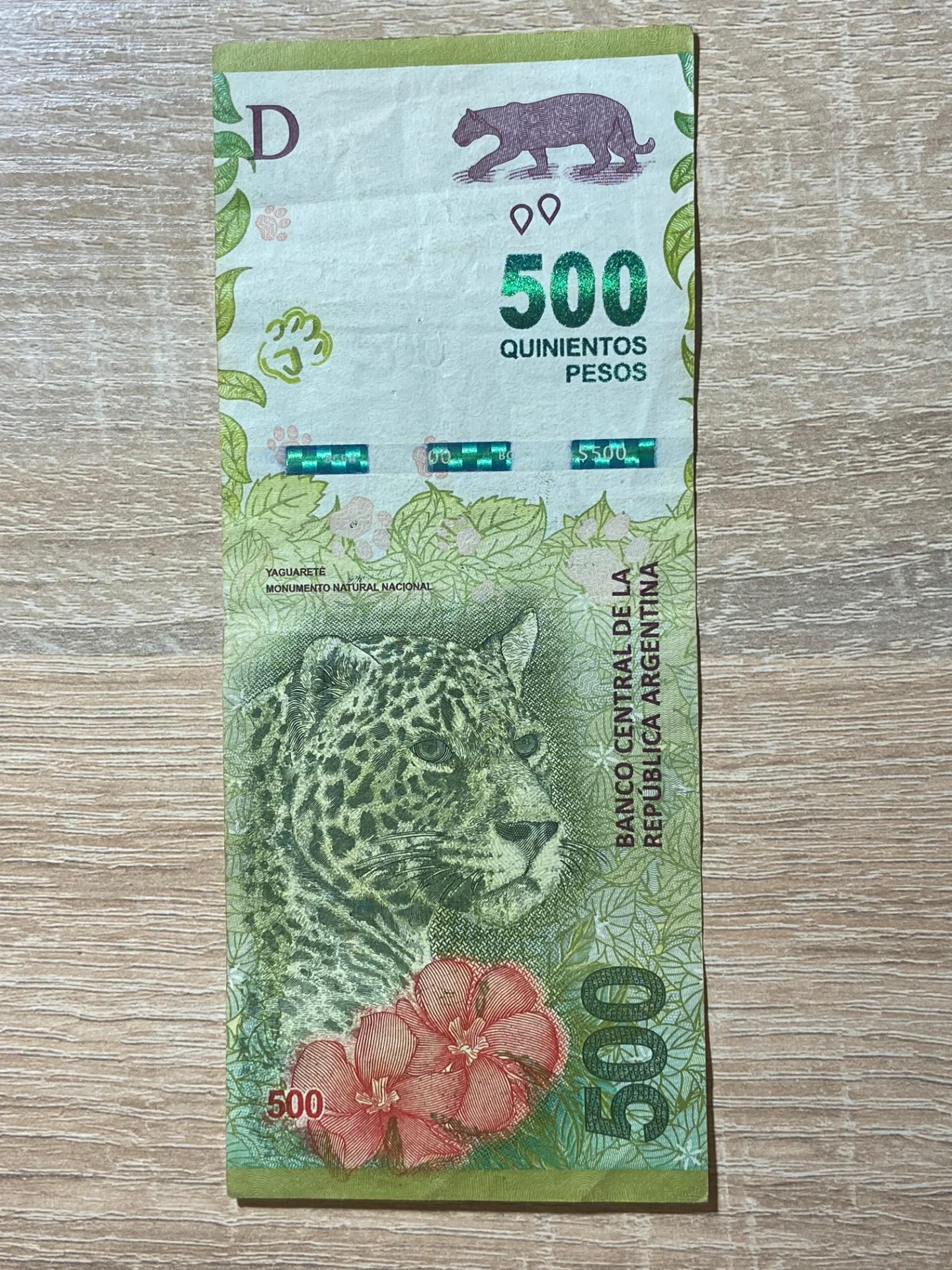 Argentina - 500 pesos 2018 – fotografia 1 din 2