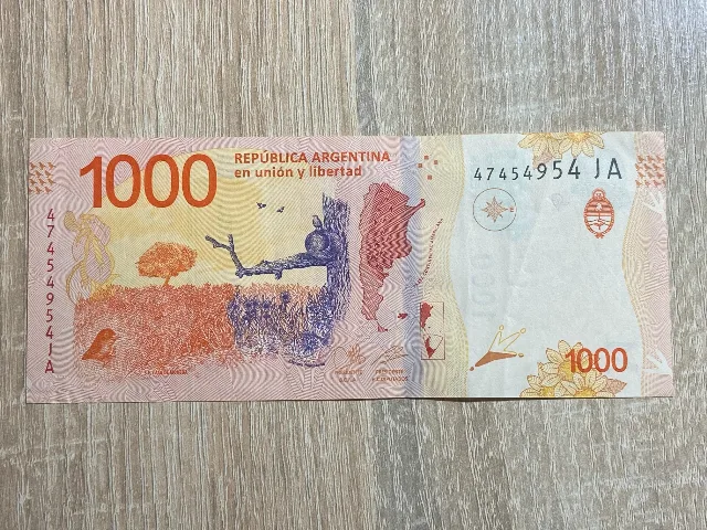Argentina - 1000 pesos 2021 – fotografia 2 din 2