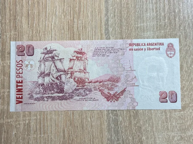 Argentina - 20 pesos 2018 UNC – fotografia 2 din 2