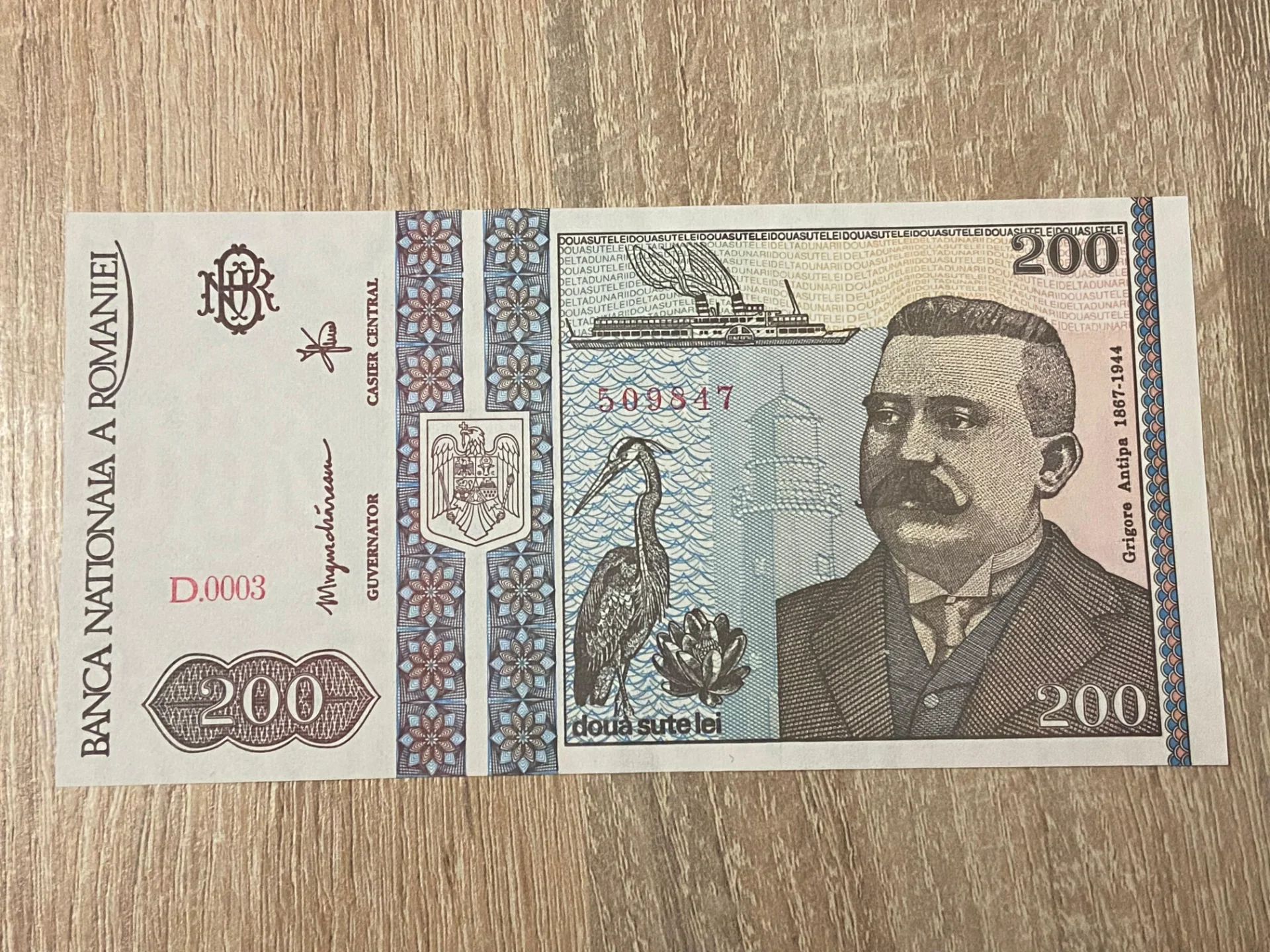 Romania - 200 lei 1992  UNC – fotografia 1 din 2
